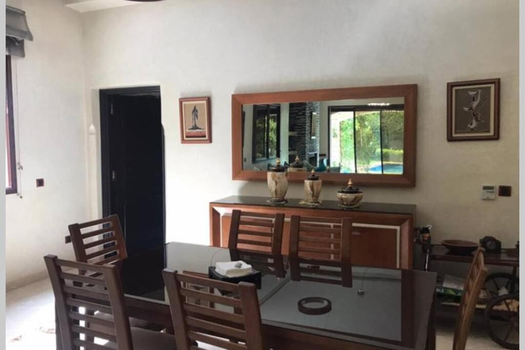 Magnifique Villa Avec Piscine Chauffee Que Pour Famille Марракеш Экстерьер фото