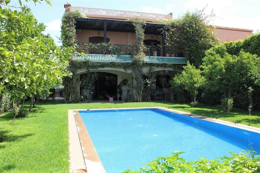 Magnifique Villa Avec Piscine Chauffee Que Pour Famille Марракеш Экстерьер фото
