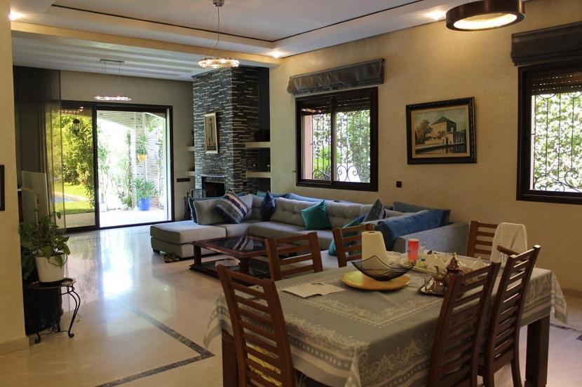 Magnifique Villa Avec Piscine Chauffee Que Pour Famille Марракеш Экстерьер фото