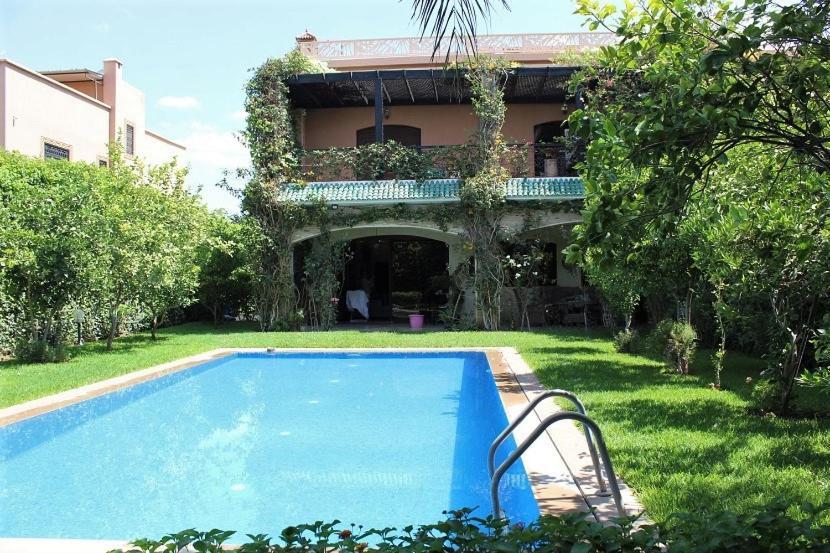 Magnifique Villa Avec Piscine Chauffee Que Pour Famille Марракеш Экстерьер фото